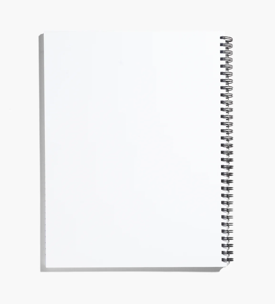 8.5" x 11" Notebook 80 College-lined Pages Back Cover