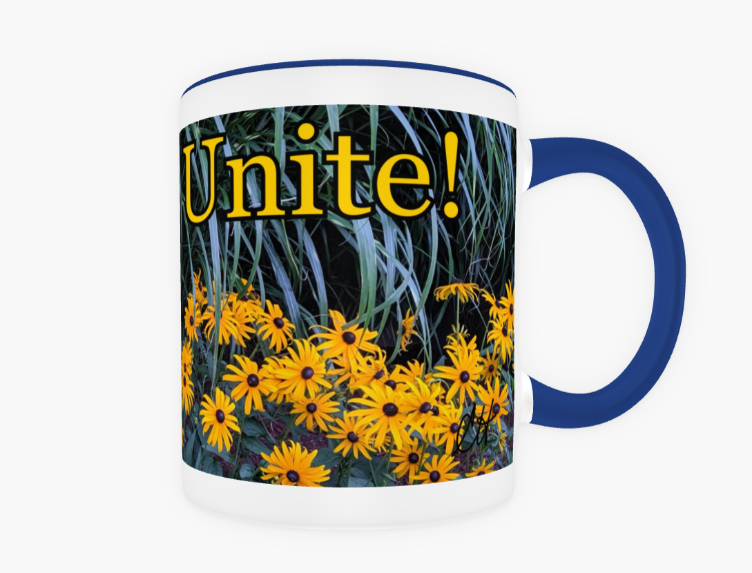 Janeites Unite 11 oz Ceramic Mug Black Back