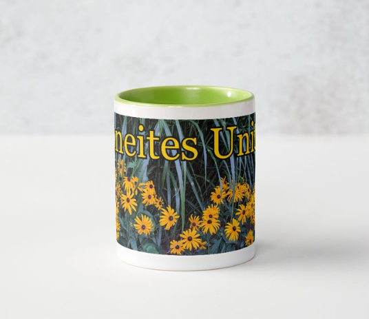 Janeites Unite 11 oz Ceramic Mug Black Side