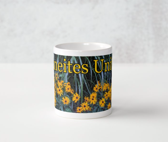 Janeites Unite 11 oz Ceramic Mug White Side